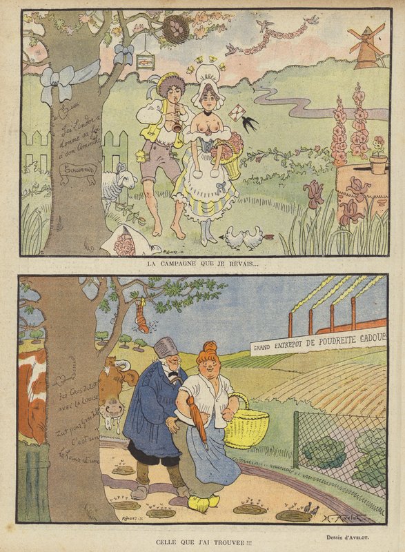 Illusztráció Le Rire alkotó: Henri Avelot