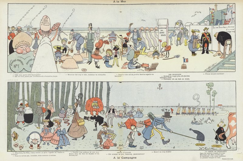 Illusztráció Le Rire alkotó: Henri Avelot