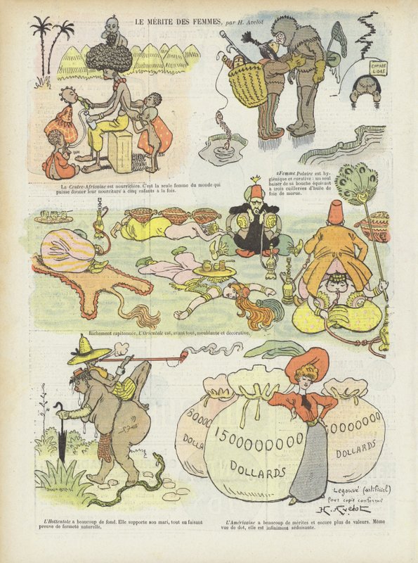 Illusztráció Le Rire alkotó: Henri Avelot