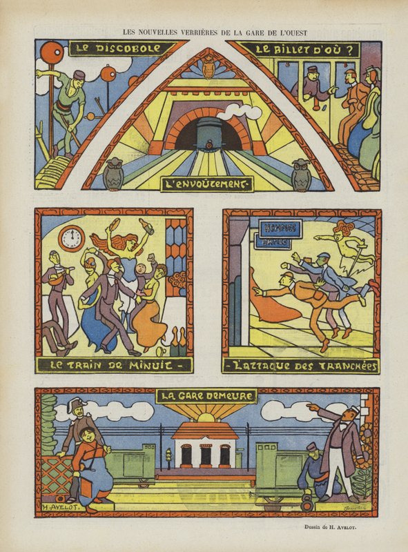 Illusztráció Le Rire alkotó: Henri Avelot