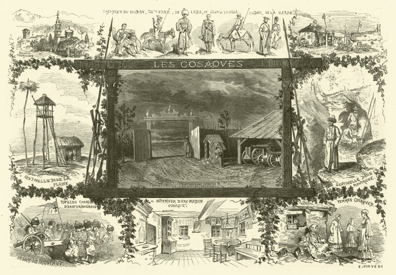 Oroszország (metszet) alkotó: Henri de (after) Montaut