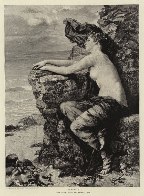 Ariadne alkotó: Henrietta Rae