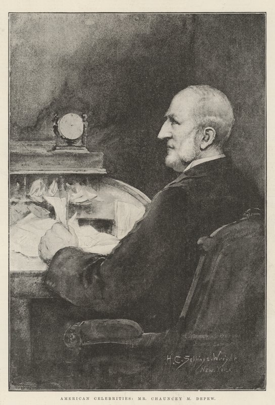 Amerikai hírességek, Mr Chauncey M Depew alkotó: Henry Charles Seppings Wright
