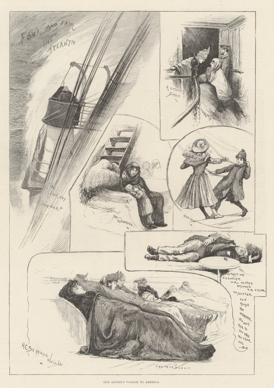Művészünk utazása Amerikába alkotó: Henry Charles Seppings Wright