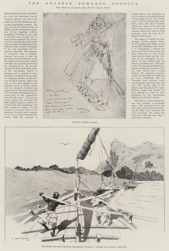 Előrenyomulás Dongola felé alkotó: Henry Charles Seppings Wright