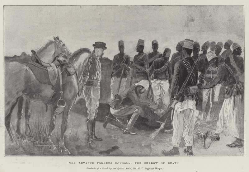 Előrenyomulás Dongola felé, a halál árnyékában alkotó: Henry Charles Seppings Wright
