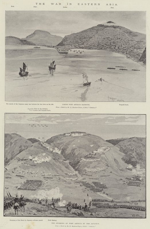A háború Kelet-Ázsiában alkotó: Henry Charles Seppings Wright