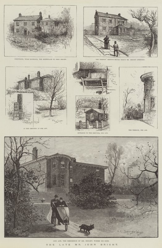 A néhai John Bright úr alkotó: Henry Charles Seppings Wright