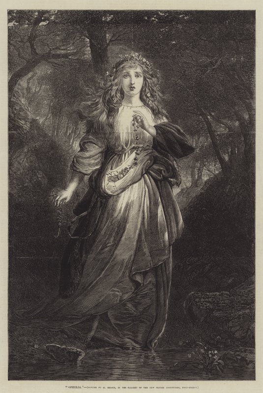 Ophelia alkotó: Henry Courtney Selous