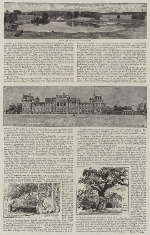 Illusztrált Blenheim-palota alkotó: Henry Edward Tidmarsh