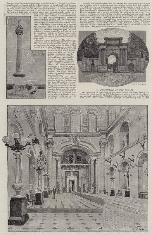 Illusztrált Blenheim-palota alkotó: Henry Edward Tidmarsh