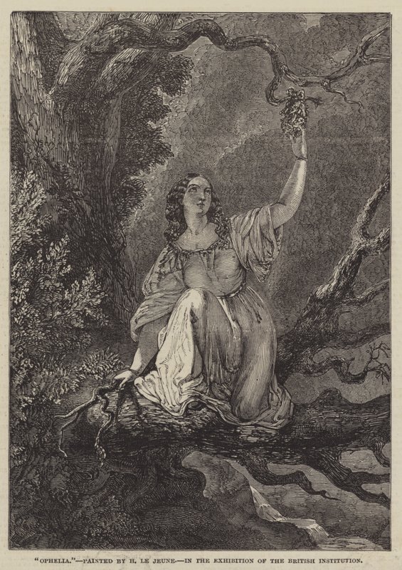 Ophelia alkotó: Henry Le Jeune