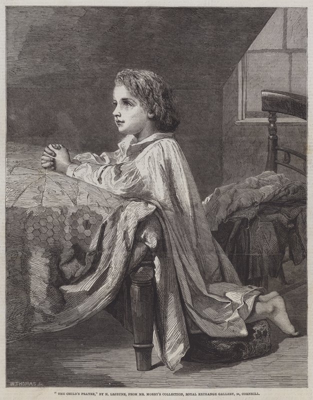 A gyermek imája alkotó: Henry Lejeune