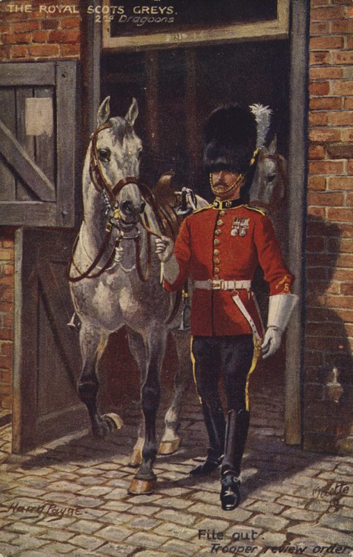 A skót királyi szürkék alkotó: Henry Payne