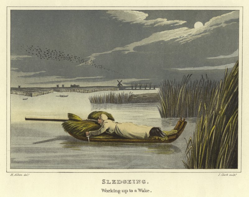 Szánkózás (chromolitho) alkotó: Henry Thomas Alken