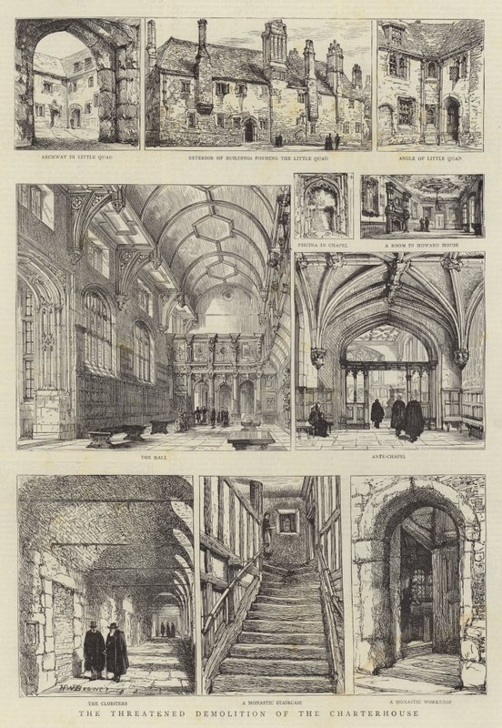 A Charterhouse fenyegetett lebontása alkotó: Henry William Brewer