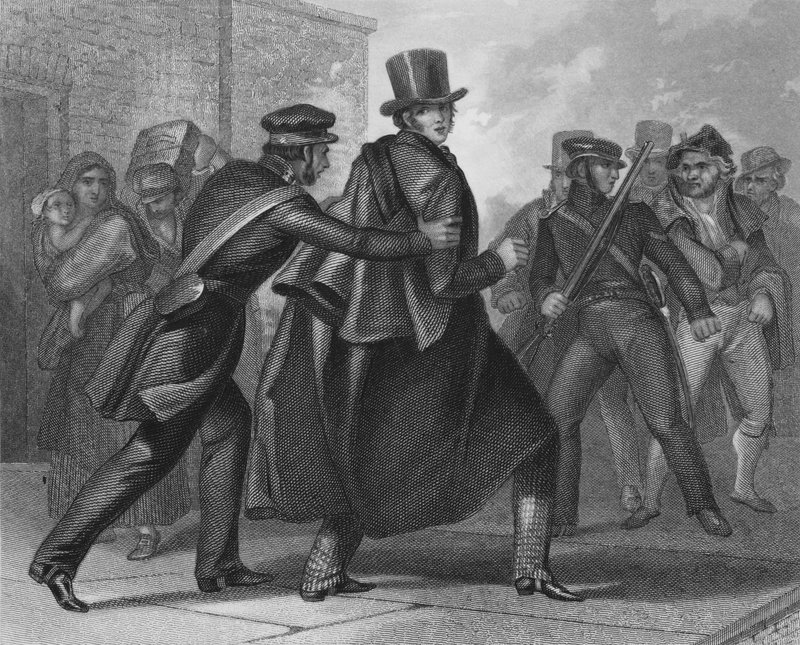 William Smith OBrien ír nacionalista politikai vezető letartóztatása, 1848 alkotó: Henry after Warren