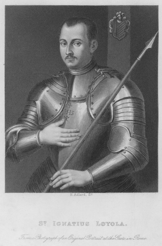 Szent Ignác Loyola (metszet) alkotó: Henry Adlard
