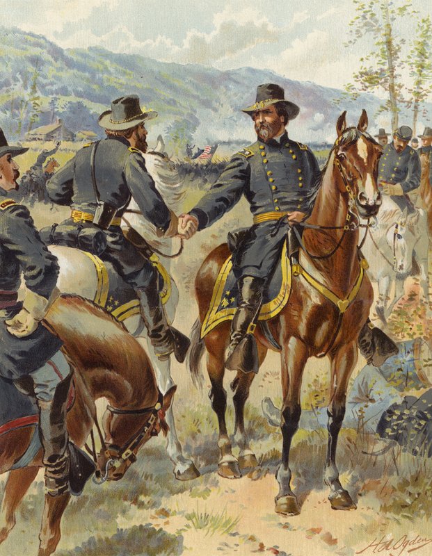 Thomas Chickamaugában, 1863. szeptember 20 alkotó: Henry Alexander Ogden