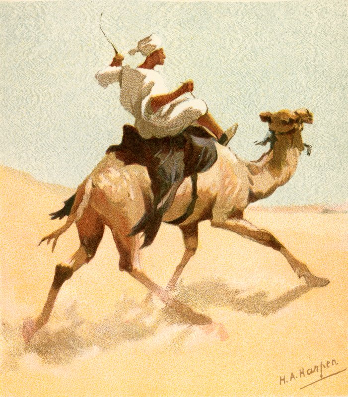 Egy arab postás alkotó: Henry Andrew Harper
