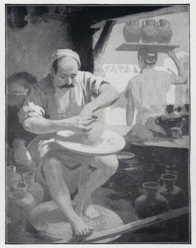 Egy keleti fazekas (litho) alkotó: Henry Andrew Harper