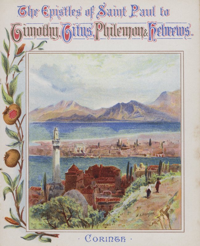 Korinthosz (chromolitho) alkotó: Henry Andrew Harper