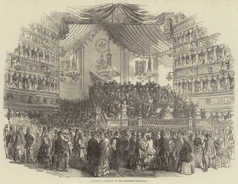 Nemzeti koncert az Őfelsége Színházában alkotó: Henry Anelay