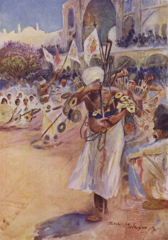 Mohurrum Fesztivál, Perzsia alkotó: Henry Charles Seppings Wright