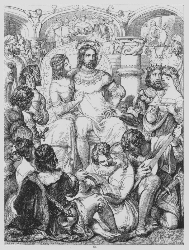 John Milton, L?Allegro alkotó: Henry Courtney after Selous