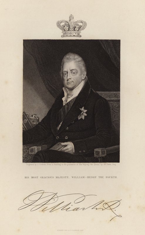 Legkegyelmesebb Őfelsége William Henry IV alkotó: Henry Dawe