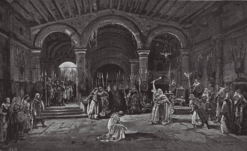 Jelenet a Lear királyból (litográfia) alkotó: Henry Hawes Craven Green
