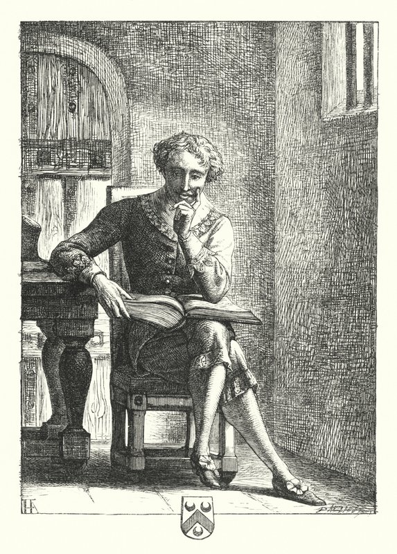 A börtönben (metszet) alkotó: Henry Hugh Armstead