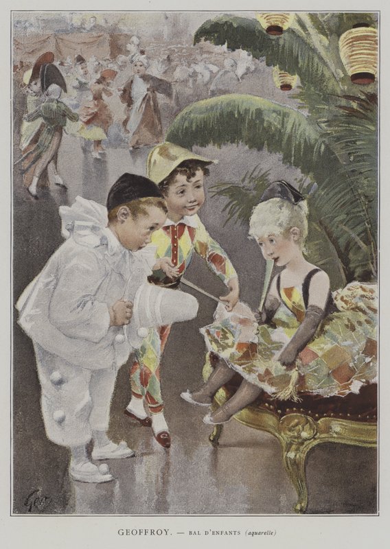 Bal dEnfants (Gyermekbál) alkotó: Henri Jules Jean Geoffroy