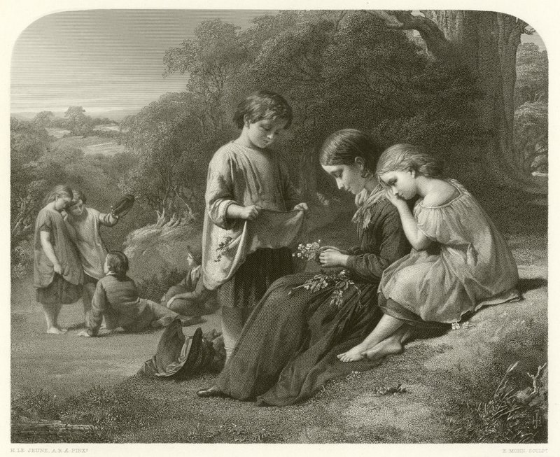 Tavaszi virágok alkotó: Henry Le Jeune