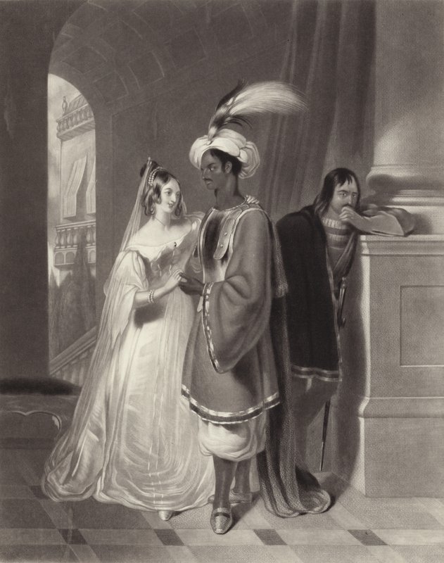 Othello és Desdemona alkotó: Henry Liverseege