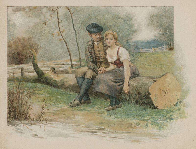 Highland Mary (chromolitho) alkotó: Henry Marriott Paget