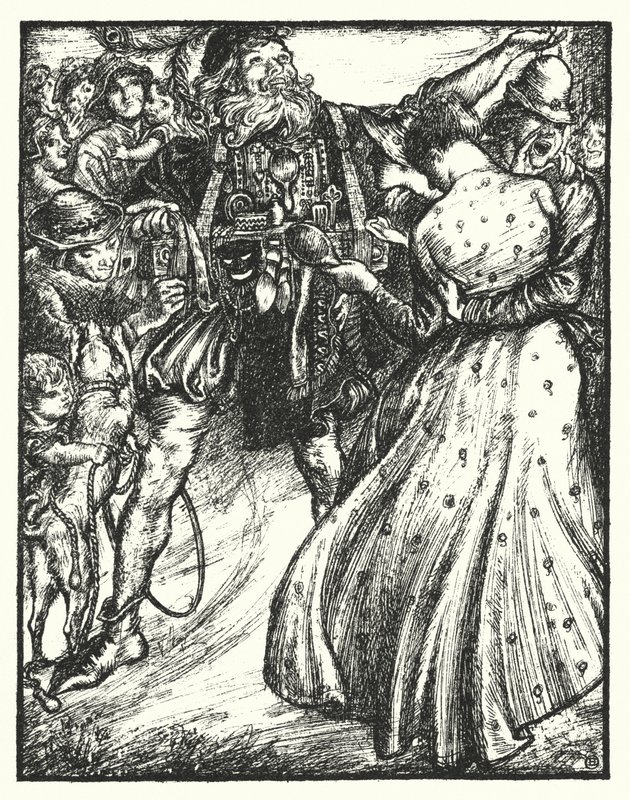 Shakespeare dal: "Gyere vásárolni" (litho) alkotó: Henry Ospovat