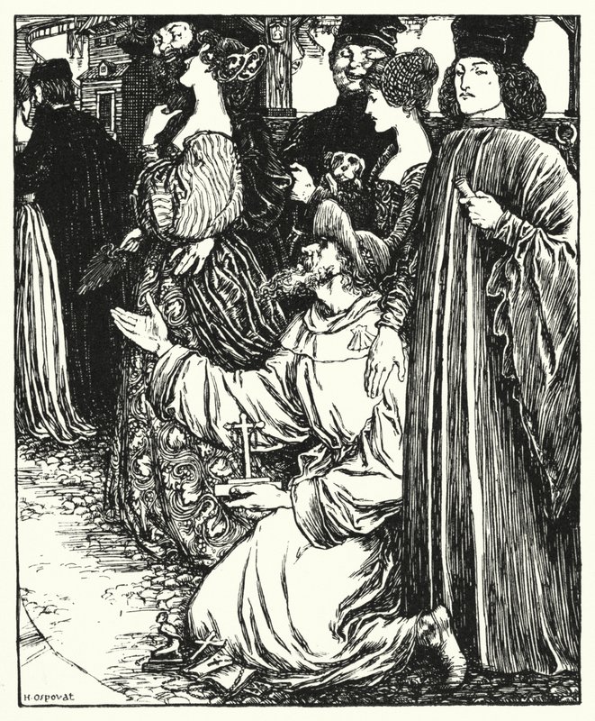 Shakespeare szonettek, LXVI szonett (litho) alkotó: Henry Ospovat