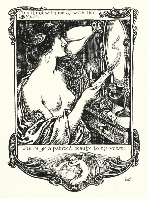 Shakespeare szonettek, XXI. szonett (litho) alkotó: Henry Ospovat