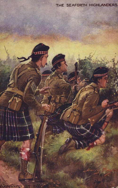 A Seaforth Highlanders alkotó: Henry Payne