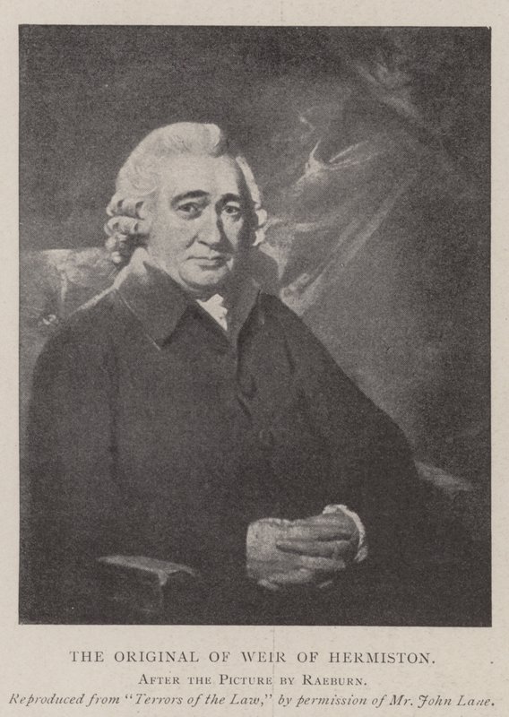 A Weir of Hermiston eredetije alkotó: Henry Raeburn