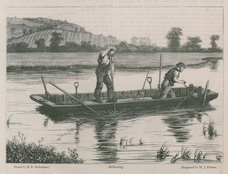 Ballasztolás a Temzén alkotó: Henry Robert Robertson