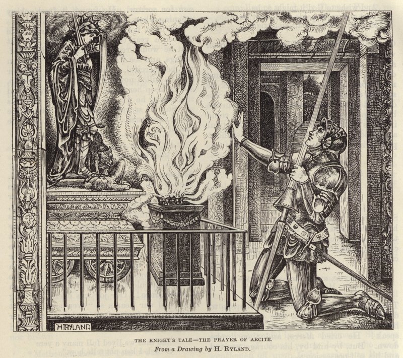 A lovag meséje alkotó: Henry Ryland