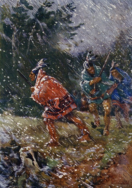 Vadászat kemény időben alkotó: Henry Sandham