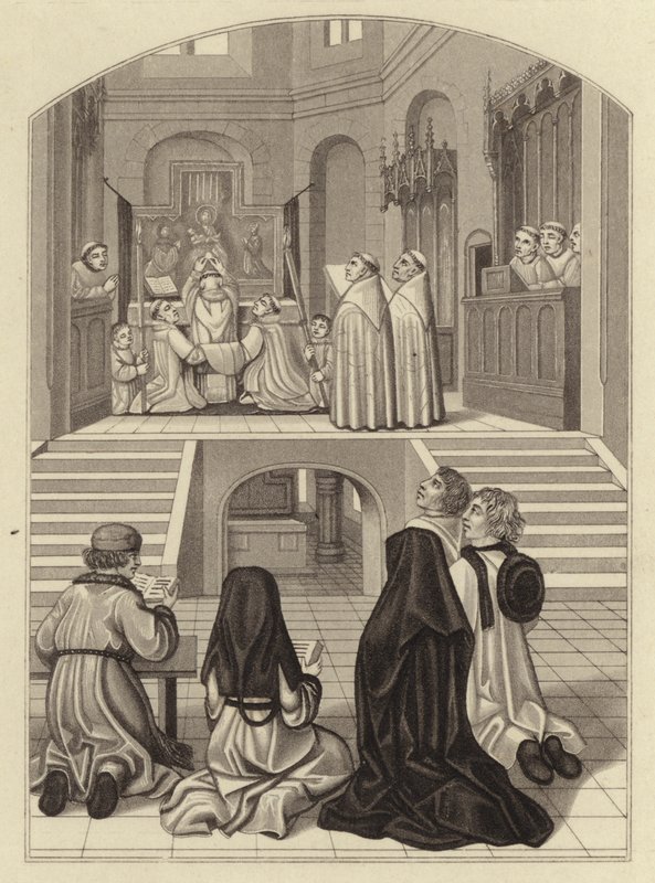 Elevation of the Host, date about 1500  alkotó: Henry Shaw