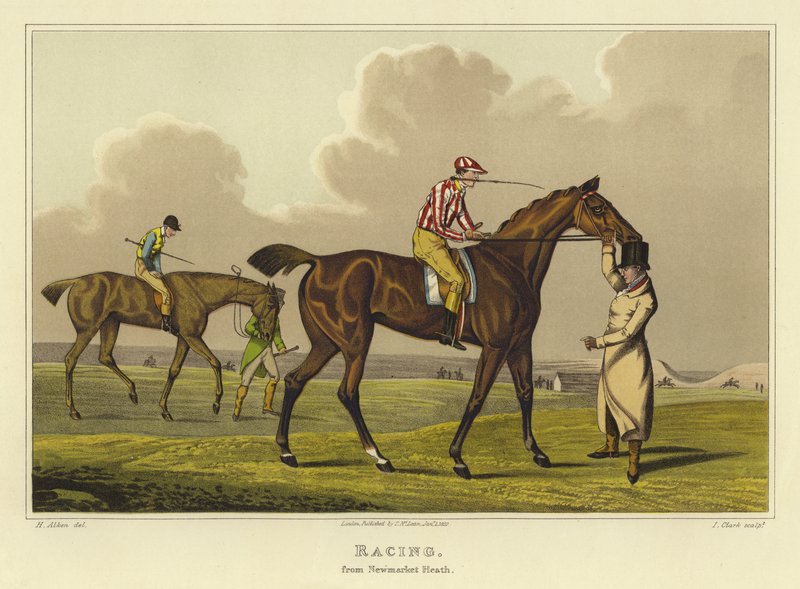 Verseny (chromolitho) alkotó: Henry Thomas Alken