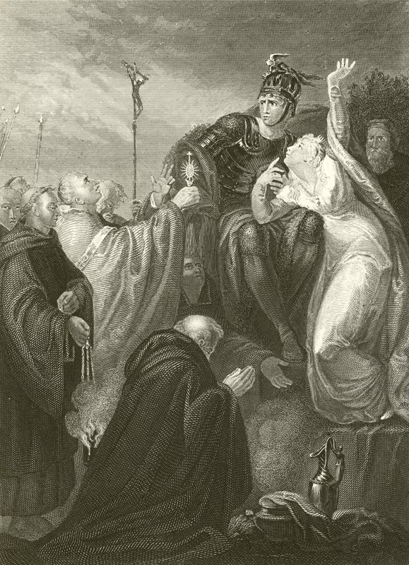 Szent Ágoston Ethelbert előtt alkotó: Henry Tresham