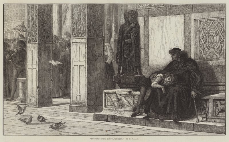 Szökevények Konstantinápolyból alkotó: Henry Wallis