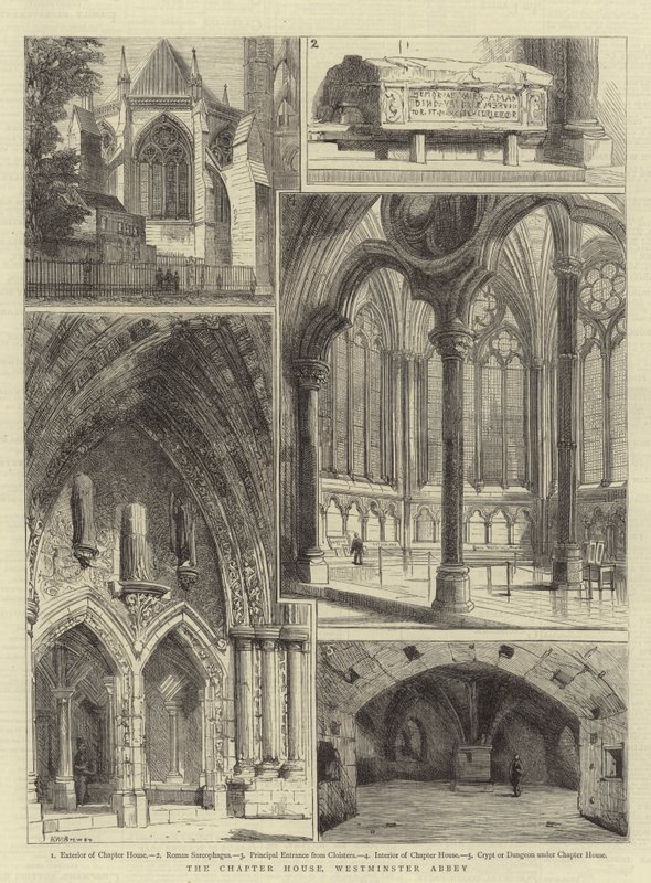 A káptalan, Westminster apátság alkotó: Henry William Brewer