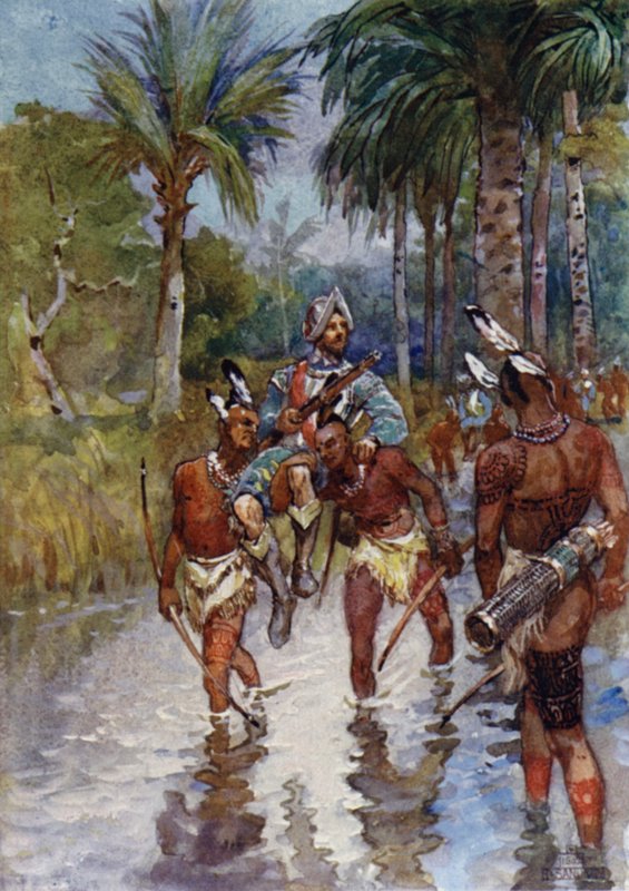 Menetelés a mocsarak között alkotó: Henry after Sandham